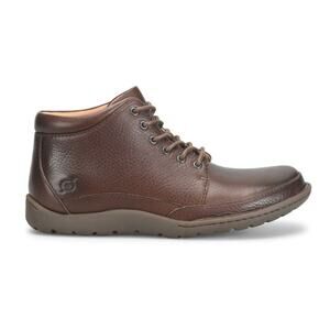 BORN Nigel Chukka Hiker Boots Rugged Leather Brown Gorpcore Classic Mens Sz 11